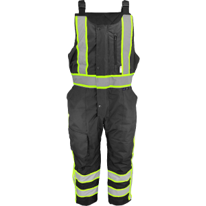 FrogWear® HV Enhanced-Visibility Insulated Winter Bibs with Polyurethane Coated Oxford Polyester - EV-700