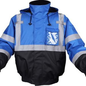 Non-ANSI Waterproof Jacket With Reflective Striping and Black Bottom – GSS 8010 Series - Image 7