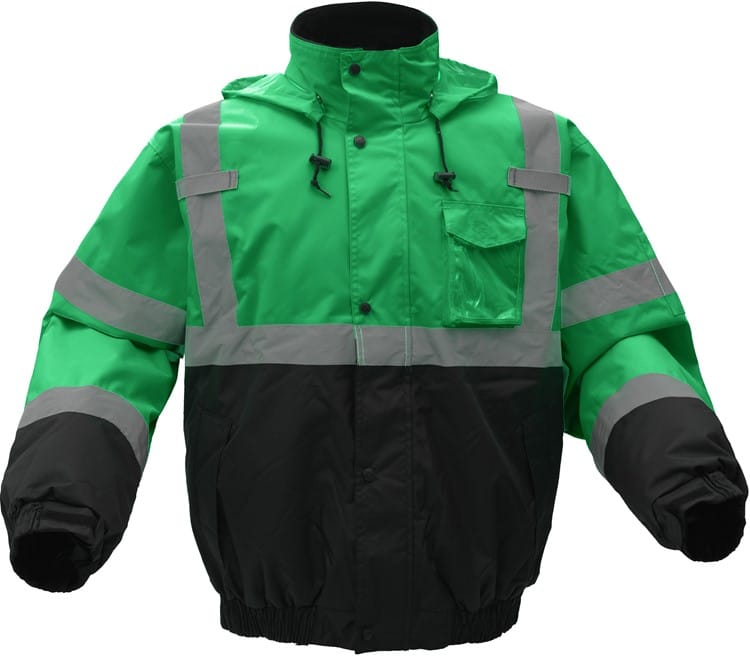 Non- ANSI Multi Color Waterproof Bomber Jacket with Black Bottom (4)