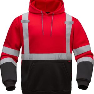 Non-ANSI Pullover Sweatshirt With Reflective Striping – GSS 7010 Series - Image 4