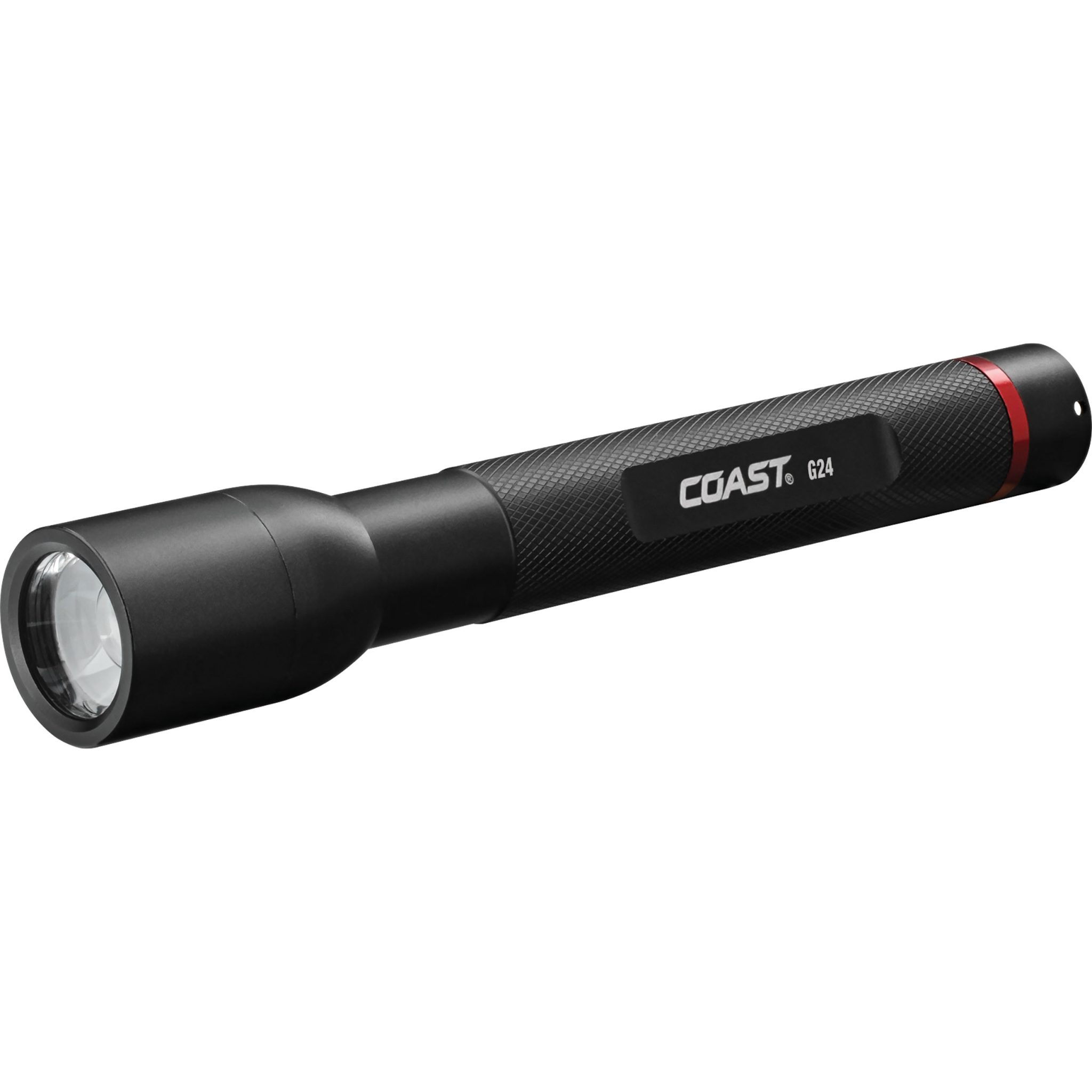 COAST(R) G45 385 Lumen BULLS-EYE(TM) Spot Beam Optic LED Flashlight, Silver , 150 Lumens並行輸入 COAST  G45 385 Lumen BULLS-EYE  Spot Beam Optic LED Flashlight
