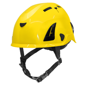Bullhead Safety™ Head Protection White Type 2 Climbing Style Protective Helmet with Optional Venting, a Four-Point Chin Strap, and a Ratchet Suspension - HH-CH2 - Image 9