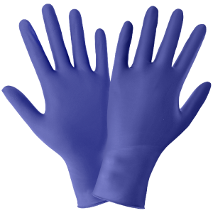 GGS 705VPF - Medical Grade Disposable Gloves - Powder Free, Violet Nitrile 5-Mil, Textured Fingers, Ambidexterous - FDA Compliant - CASE - Image 7
