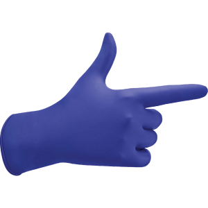 GGS 705VPF - Medical Grade Disposable Gloves - Powder Free, Violet Nitrile 5-Mil, Textured Fingers, Ambidexterous - FDA Compliant - CASE - Image 9