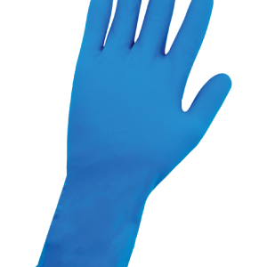 GGS 805PF - Medical Grade Disposable Gloves - Powder Free, Blue Nitrile 8-Mil, Textured Fingers, Ambidexterous , FDA Compliant, Anti-Static/Electrostatic Compliant, Abrasion 3, Puncture 1 -  CASE - Image 3