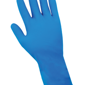 GGS 805PF - Medical Grade Disposable Gloves - Powder Free, Blue Nitrile 8-Mil, Textured Fingers, Ambidexterous , FDA Compliant, Anti-Static/Electrostatic Compliant, Abrasion 3, Puncture 1 -  CASE - Image 5