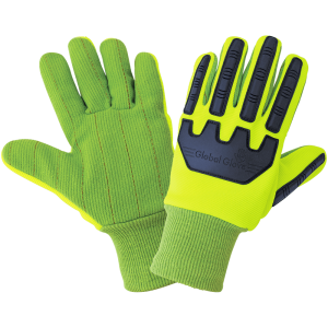 GGS C19GCPB - Cotton Gloves with Impact Protection - Cut Level A2 - OSFM