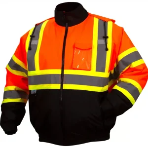 RCJ32 - Pyramex - Class 3, X Back Teflon Treated Jacket - Safety Orange -