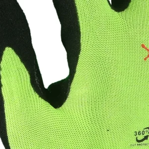 Glove Safe VHO-1855 - 18 Gauge, Puncture Level 2, Lightweight Glove, Sandy Nitrile Palm, Reinforced Thumb Crotch - Cut Level A5 - Image 3