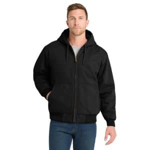 CornerStone - Washed Duck Cloth Insulated Hooded Work Jacket - CSJ41 - Image 11