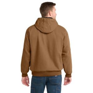 CornerStone - Washed Duck Cloth Insulated Hooded Work Jacket - CSJ41 - Image 9