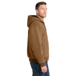 CornerStone - Washed Duck Cloth Insulated Hooded Work Jacket - CSJ41 - Image 7