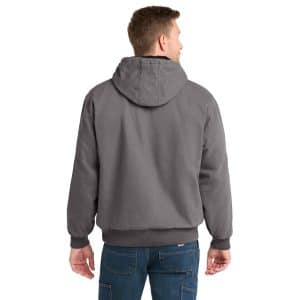 CornerStone - Washed Duck Cloth Insulated Hooded Work Jacket - CSJ41 - Image 5