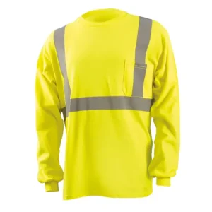 FR-TM2212 - OccuNomix - Class 2 - FR Long Sleeve Shirt - Safety Green -