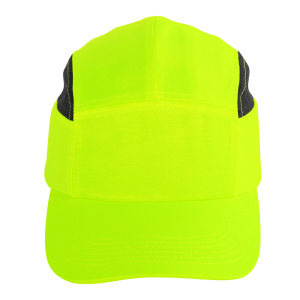 Bullhead Safety™ Head Protection High-Visibility Yellow/Green With Black Mesh Baseball Style Bump Cap - HH-H1-Y - Image 3
