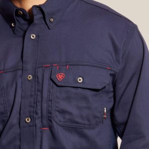 Ariat - FR Solid Vent Long Sleeve Work Shirt - - Image 10
