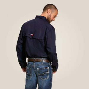 Ariat - FR Solid Vent Long Sleeve Work Shirt - - Image 8