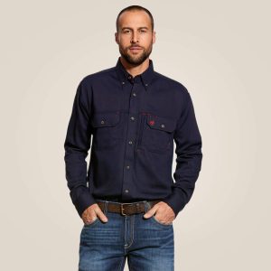 Ariat - FR Solid Vent Long Sleeve Work Shirt - - Image 7