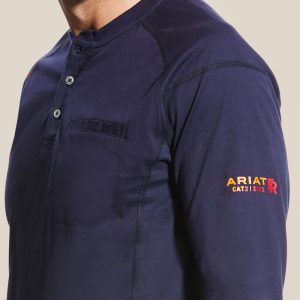 Ariat - FR Air Long Sleeve Henley - Image 4