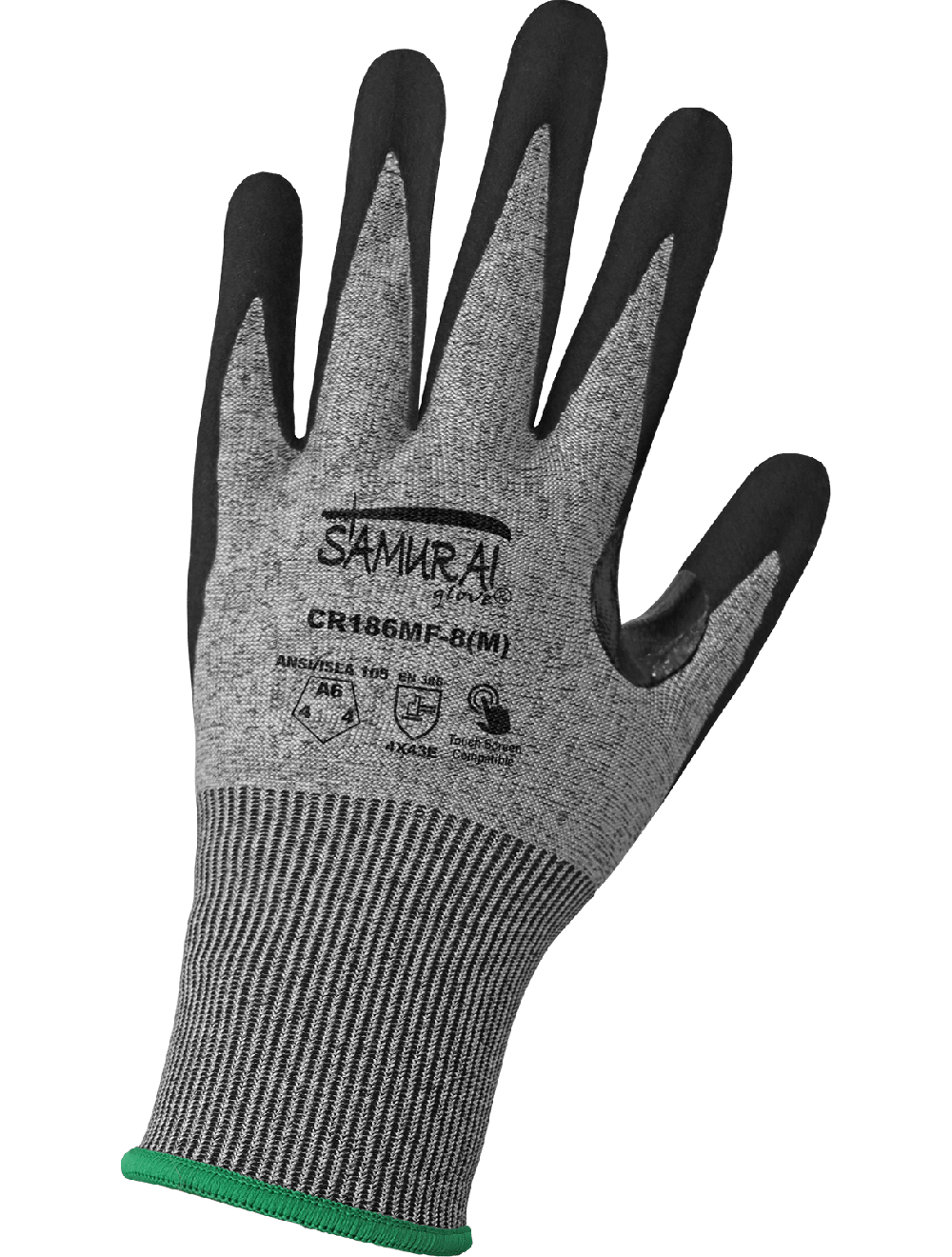 GGS CR186MF - Cut Resistant FDA Compliant Nitrile-Coated Tuffalene ...