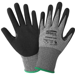 GGS CR186MF - Cut Resistant FDA Compliant Nitrile-Coated Tuffalene® Gloves with Touch Screen Fingers - Cut Level A6