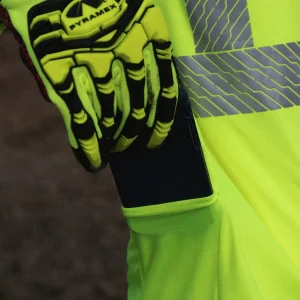 Pyramex Class 3 Hi-Vis Lightweight Moisture Wicking Long Sleeve Hoodie with Reflective Striping – RLPH1 - Image 8