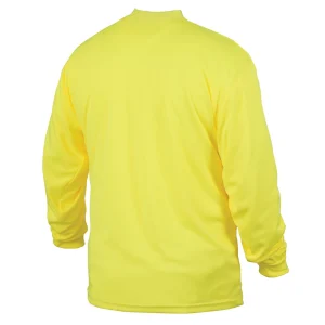 Pyramex Hi-Vis Lightweight Polyester Moisture Wicking Long Sleeve Pocket T-Shirt – RLTS31NS - Image 3