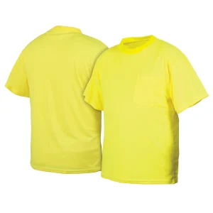 Pyramex Hi-Vis Lightweight Polyester Moisture Wicking Pocket T-Shirt – RTS21NS - Image 3