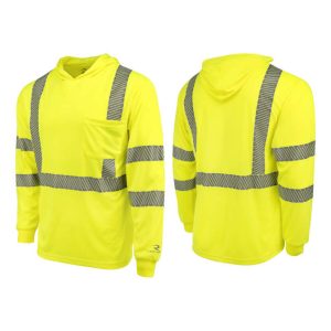 Radians ST61-3 Hooded Type R Class 3 Mesh Long Sleeve T-Shirt w/ UV Protection – ST61-3PGS - Image 7