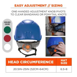 Ergodyne - Skullerz Safety Helmet with Adjustable Venting, Type II, Class C - 8977 - Image 11