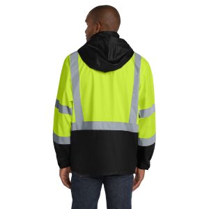 CornerStone® - Class 3, Safety Windbreaker - Safety Green - CSJ25 - Image 4