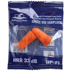 Bullhead Safety® Hearing Protection Uncorded Polyurethane Foam NRR 33 dB Earplugs – HP-F1 - Image 5