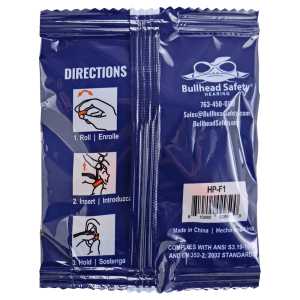 Bullhead Safety® Hearing Protection Uncorded Polyurethane Foam NRR 33 dB Earplugs – HP-F1 - Image 4