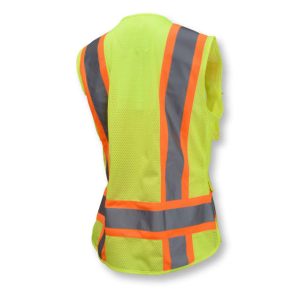 Radians - Women's Class 2 Surveyor Vest - Safety Green - SV6WG - Image 6