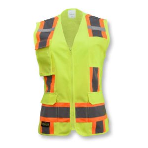 Radians - Women's Class 2 Surveyor Vest - Safety Green - SV6WG - Image 7
