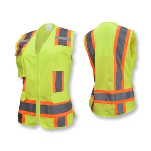 Radians - Women's Class 2 Surveyor Vest - Safety Green - SV6WG - Image 9