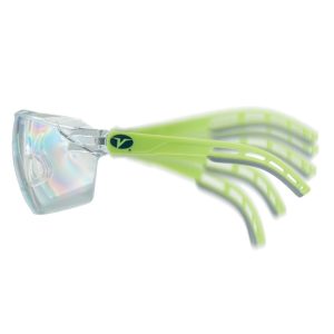 Veratti Lite 2.0 Grey & Green Frame Safety Glasses - Image 4