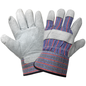 Global Glove - Economy Split Cowhide Leather Palm Gloves, Gauntlet Cuff - 2300