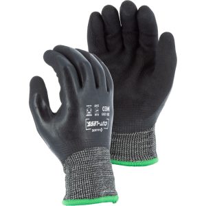 Majestic Glove Cut-Less Korplex Cut Resistant, Water Repellent, Winter Lined Glove w/Crinkle Latex Palm Coating, A6 – 35-1589