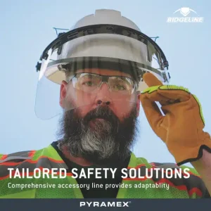 Pyramex Ridgeline® T2 Full Brim Non-Vented Safety Helmet – Type II, Class E, G and C - Image 5