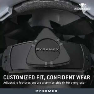 Pyramex Ridgeline® T2 Full Brim Non-Vented Safety Helmet – Type II, Class E, G and C - Image 7