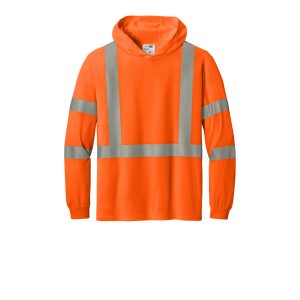 CornerStone® - Class 3 Long Sleeve Segmented Tape Hooded Tee - CS208 - Image 4