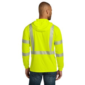 CornerStone® - Class 3 Long Sleeve Segmented Tape Hooded Tee - CS208 - Image 10
