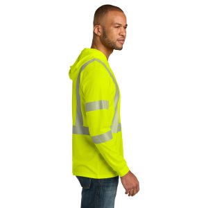 CornerStone® - Class 3 Long Sleeve Segmented Tape Hooded Tee - CS208 - Image 11