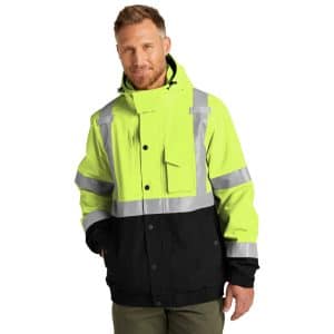 CornerStone® - Class 3, Economy Waterproof Insulated Jacket - Safety Green - CSJ501