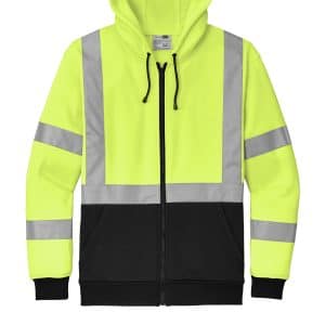 CornerStone® - Class 3, Heavy Duty Fleece Full Zip Hoodie - CSF300