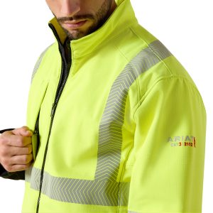 Ariat - CLOSEOUT Class 3, FR Waterproof Insulated Jacket - Safety Green - 10041789 - Image 6