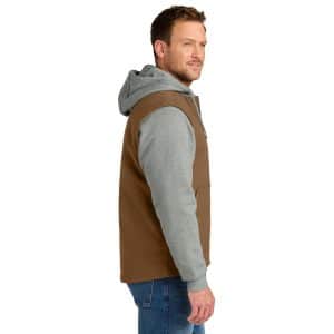 CornerStone® Duck Fleece Full-Zip Hooded Jacket - CSJ42 - Image 7