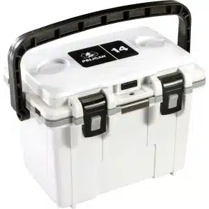 Pelican - 14QT Elite Personal Cooler - White/Grey – 14Q-1-WHTGRY