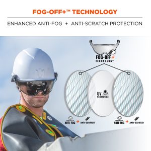 Skullerz Safety Helmet Visor - Clear Anti-Fog – 8991 - Image 3